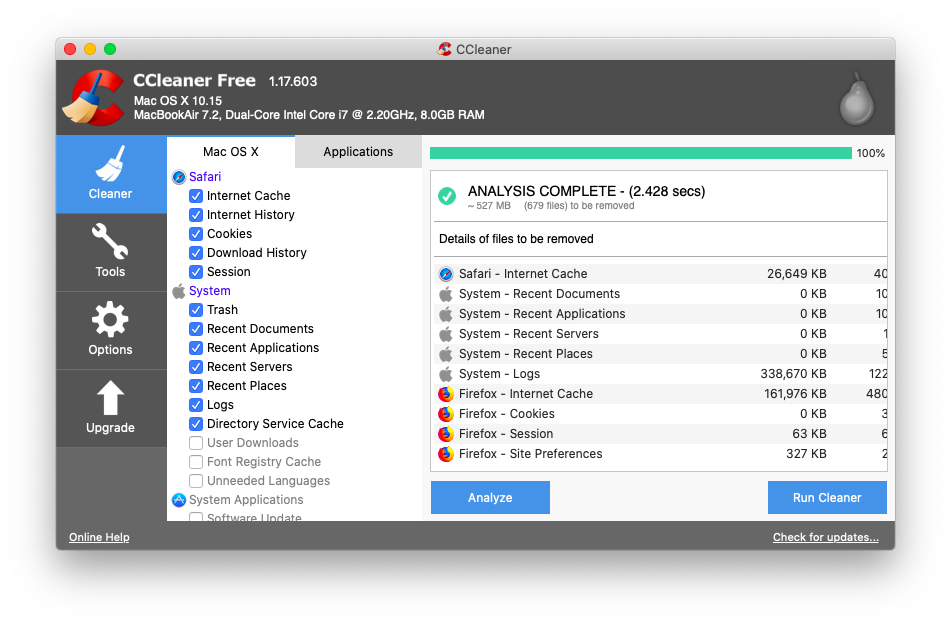 ccleaner for mac system requirements
